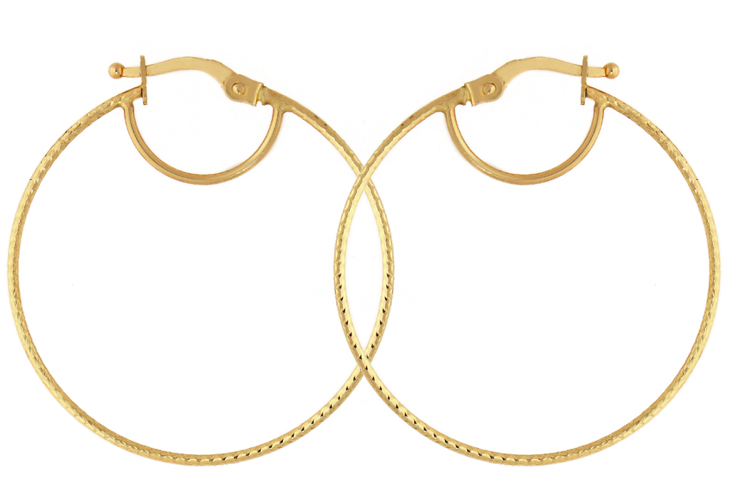 Dámske náušnice zo žltého zlata