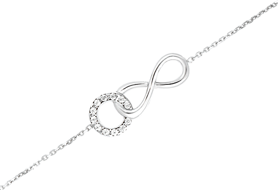 Zlatý dámsky náramok s ozdobami