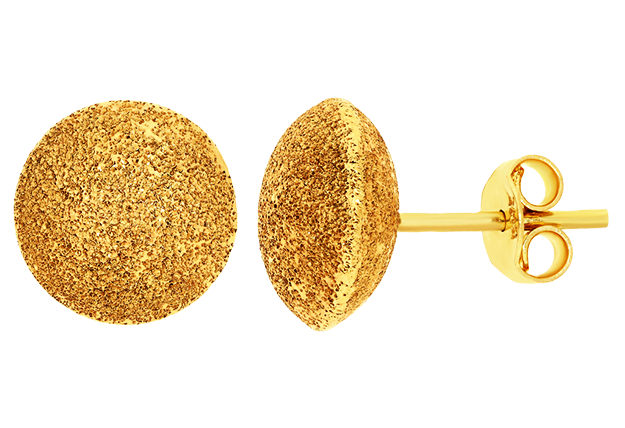 Zlaté napichovacie náušnice